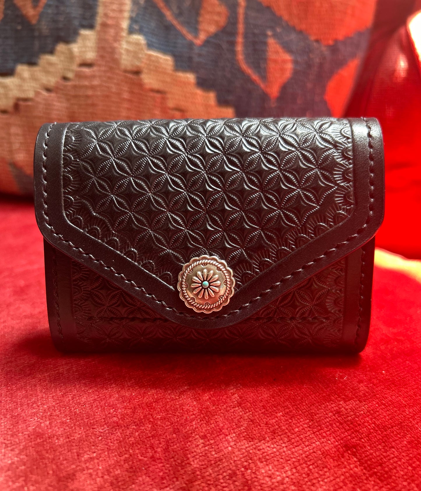 Black Concho Wallet