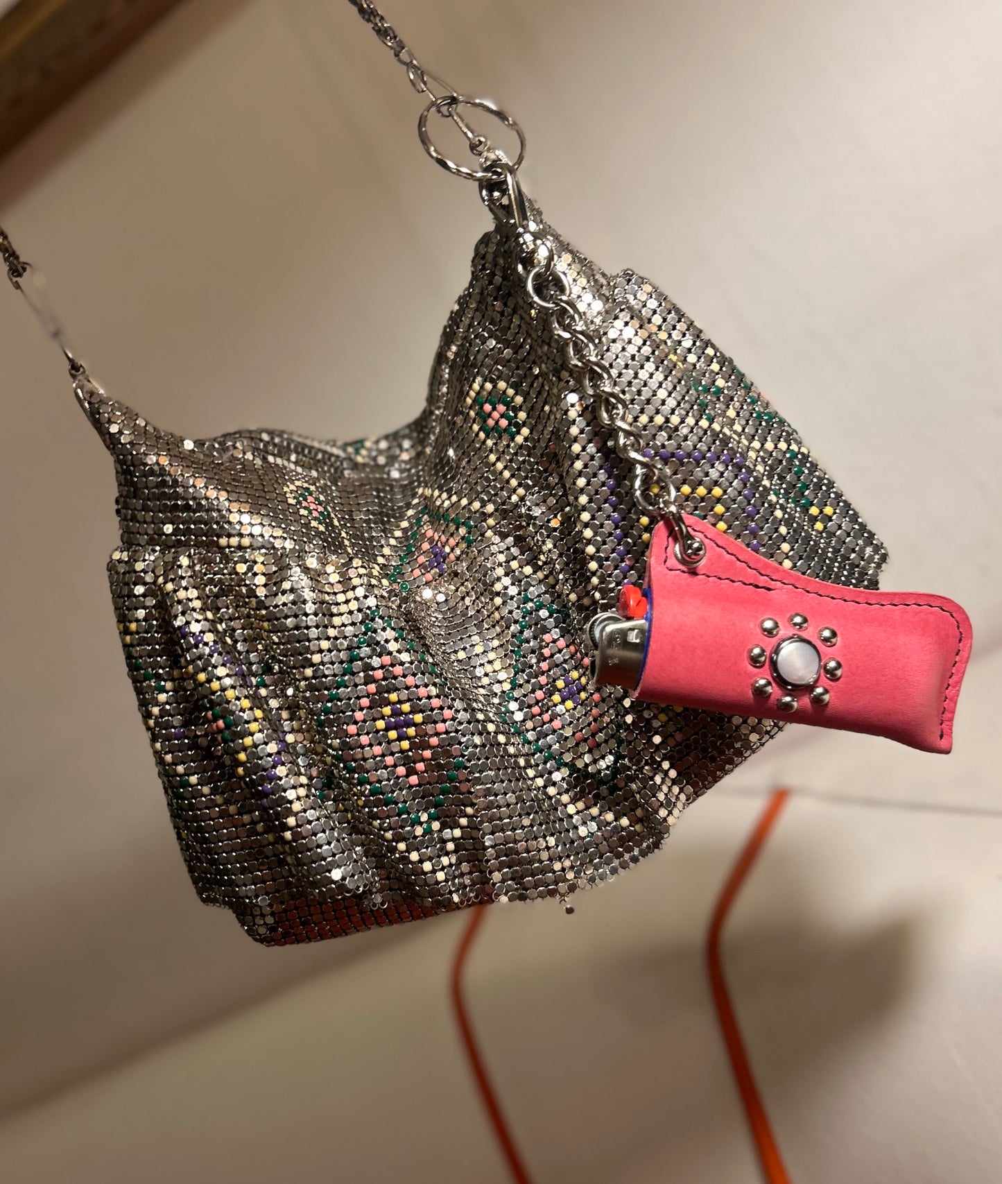Pink Lighter Sleeve Charm