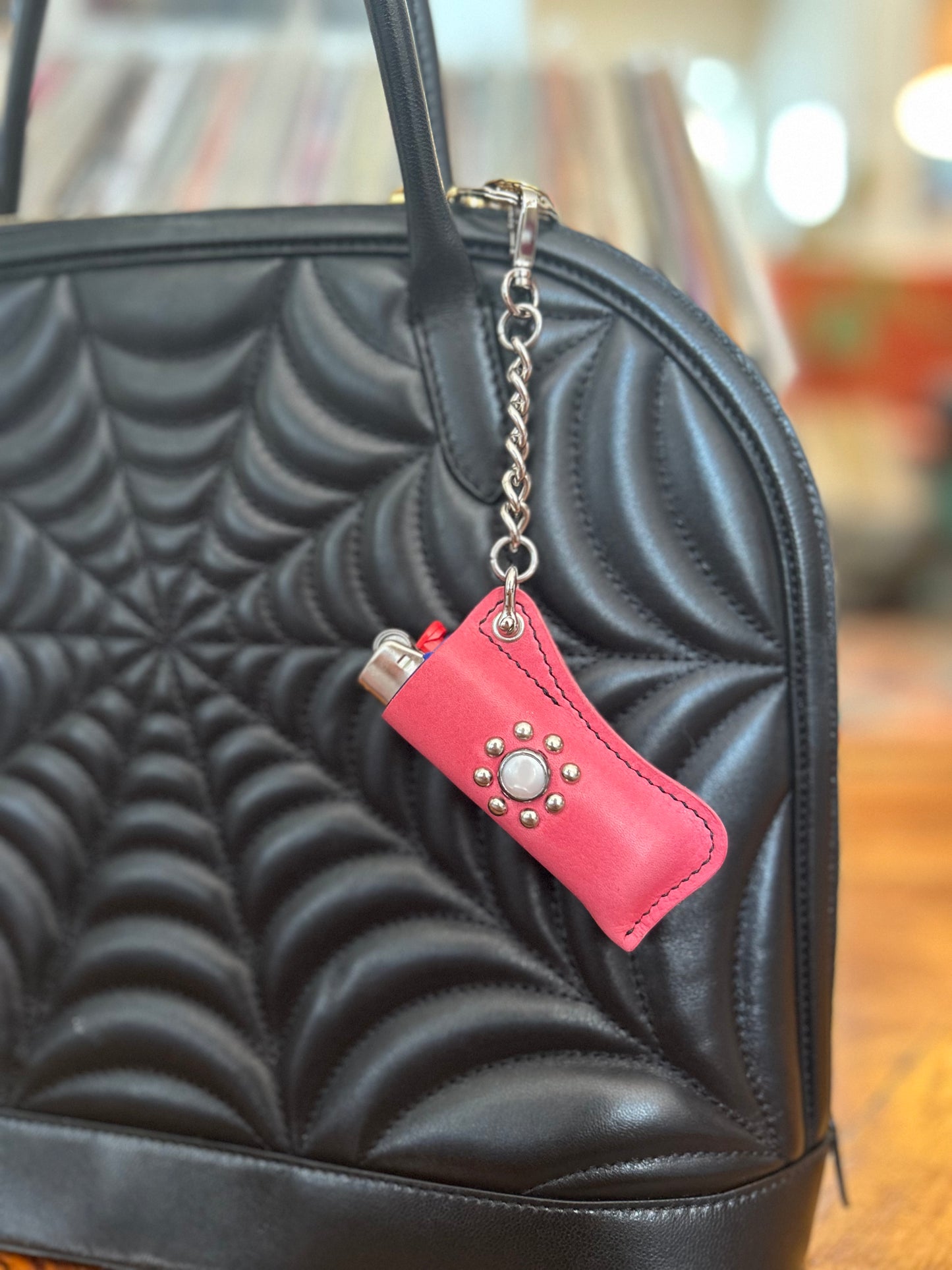 Pink Lighter Sleeve Charm