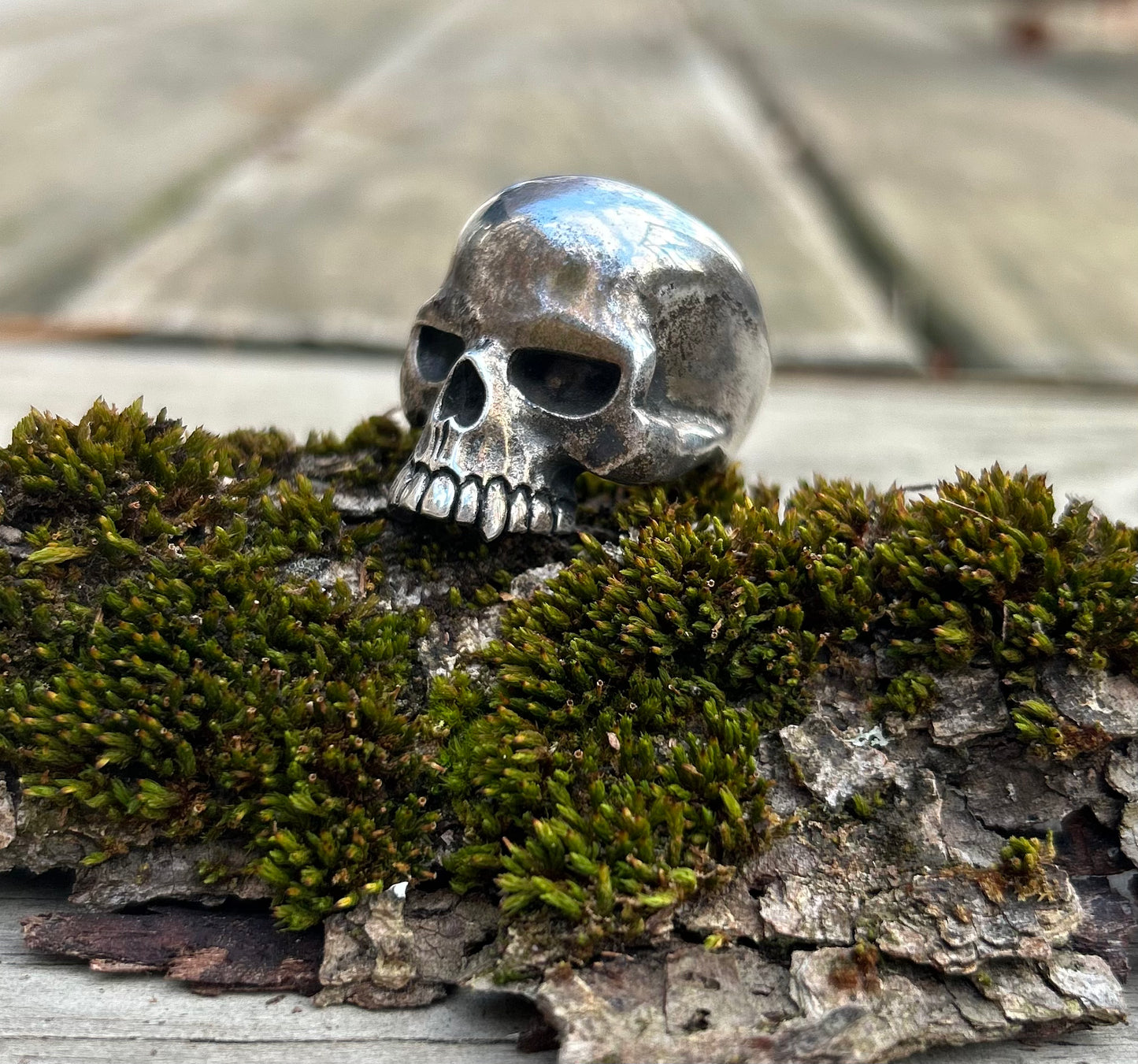 Great Frog Skull Ring