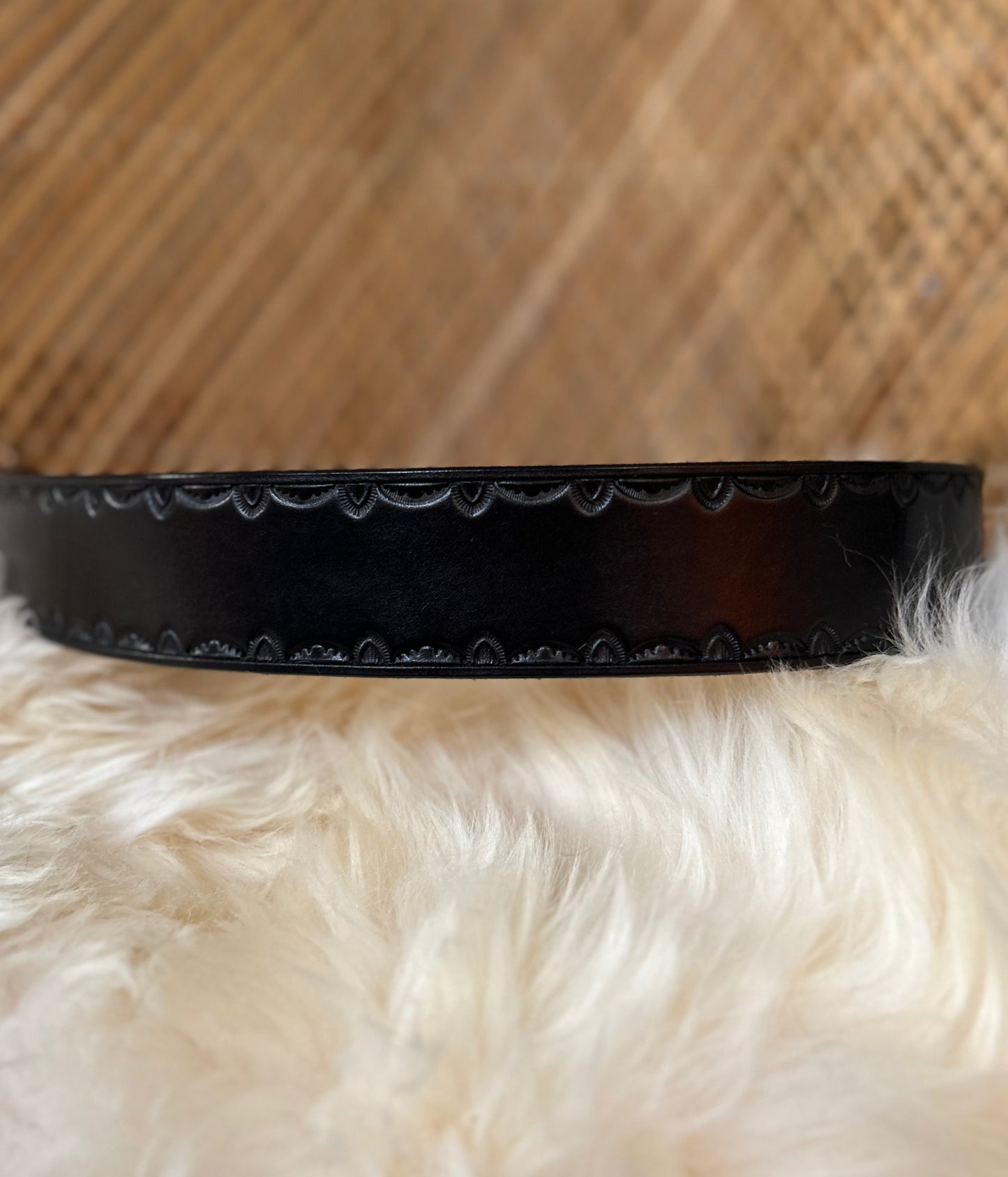 Black Border Stamp Belt