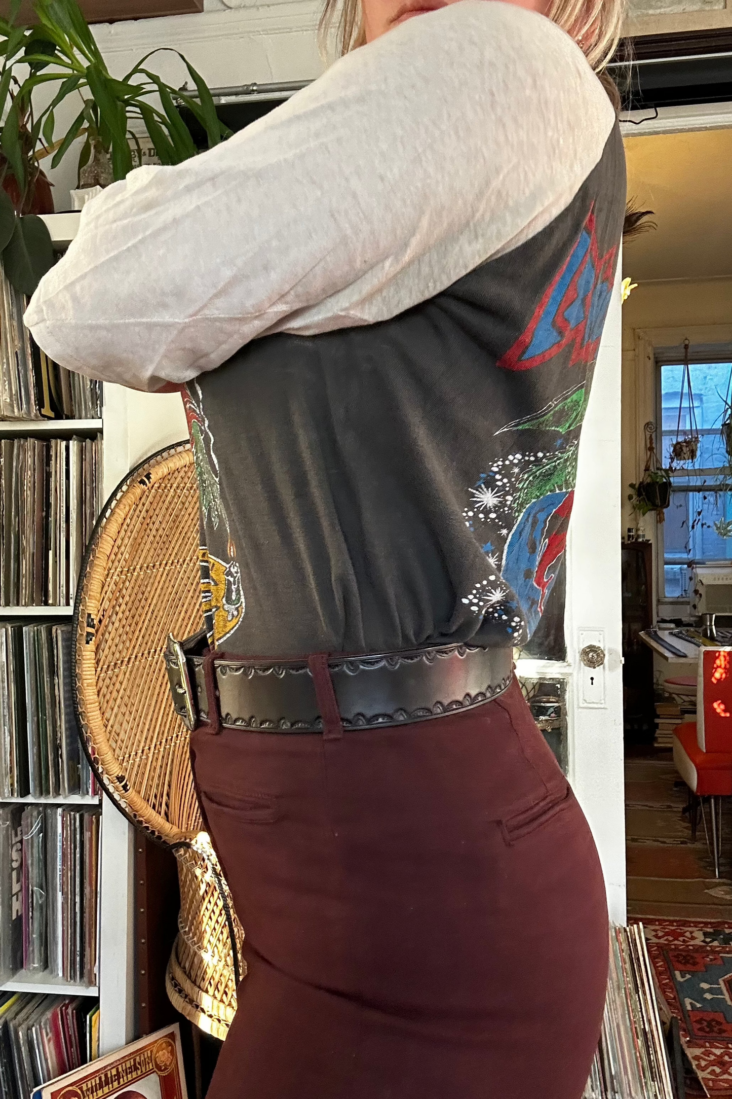 Black Border Stamp Belt