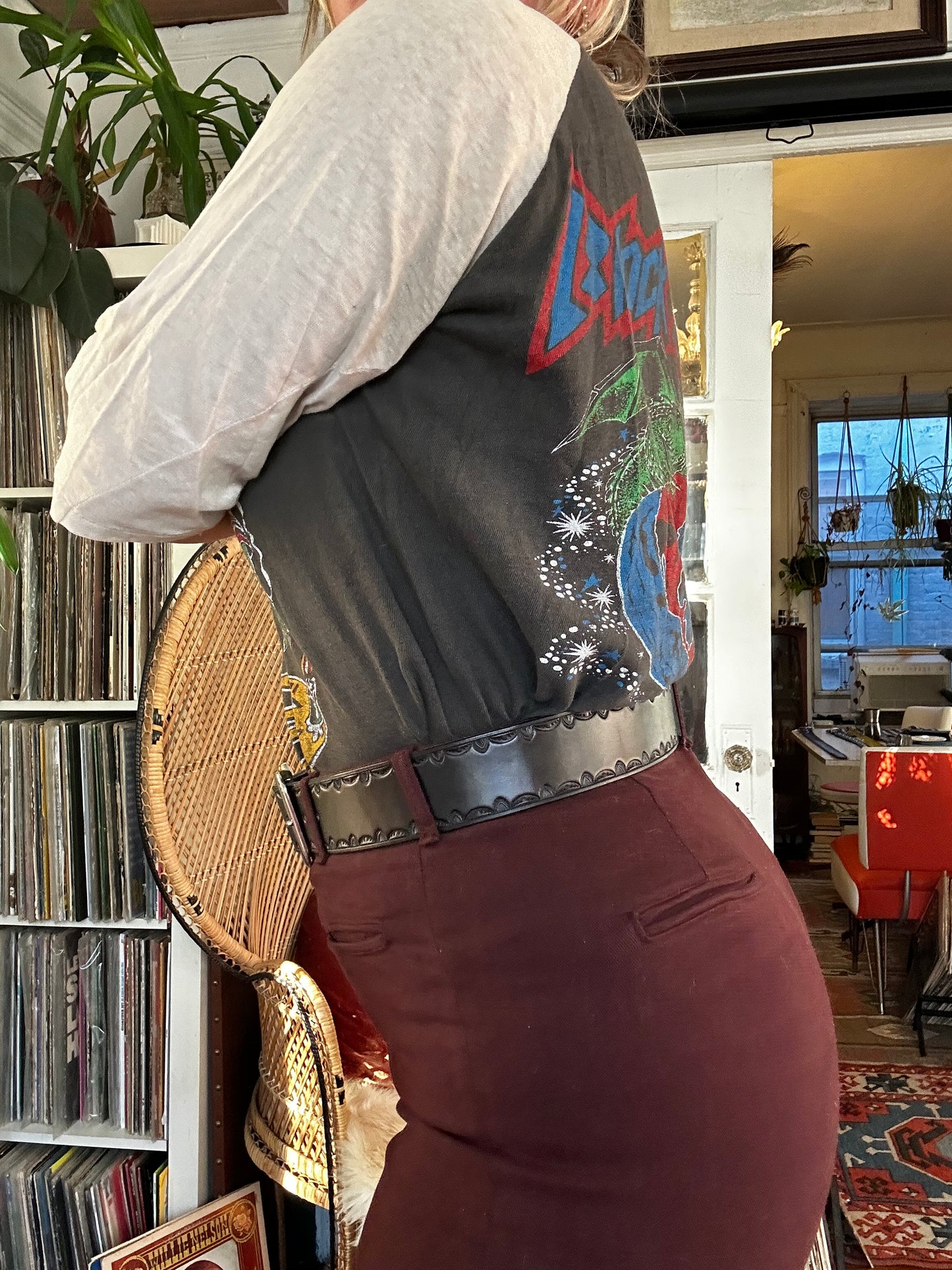 Black Border Stamp Belt
