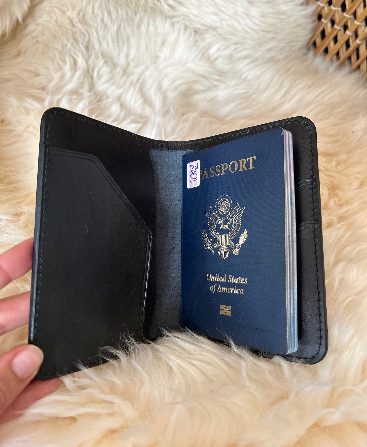 Black Passport Holder