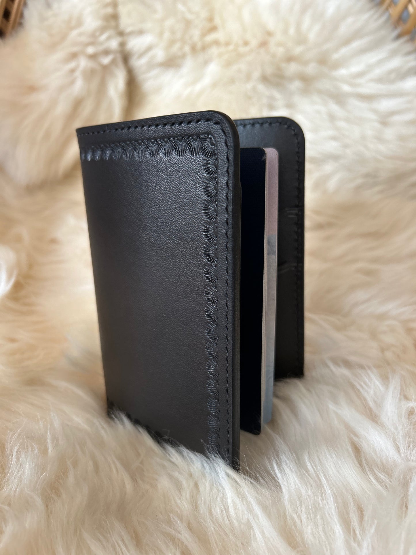 Black Passport Holder