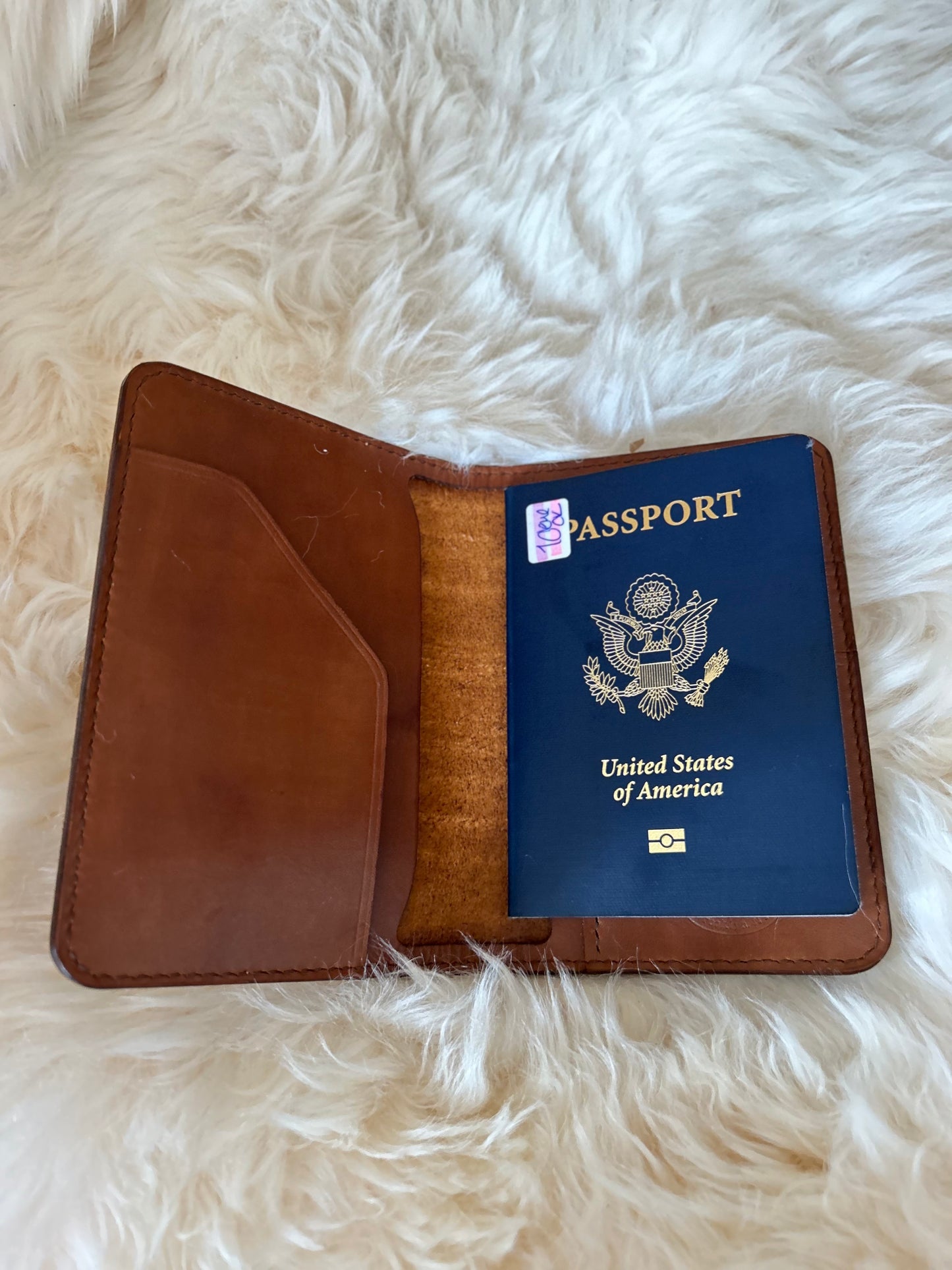 Brown Passport Holder