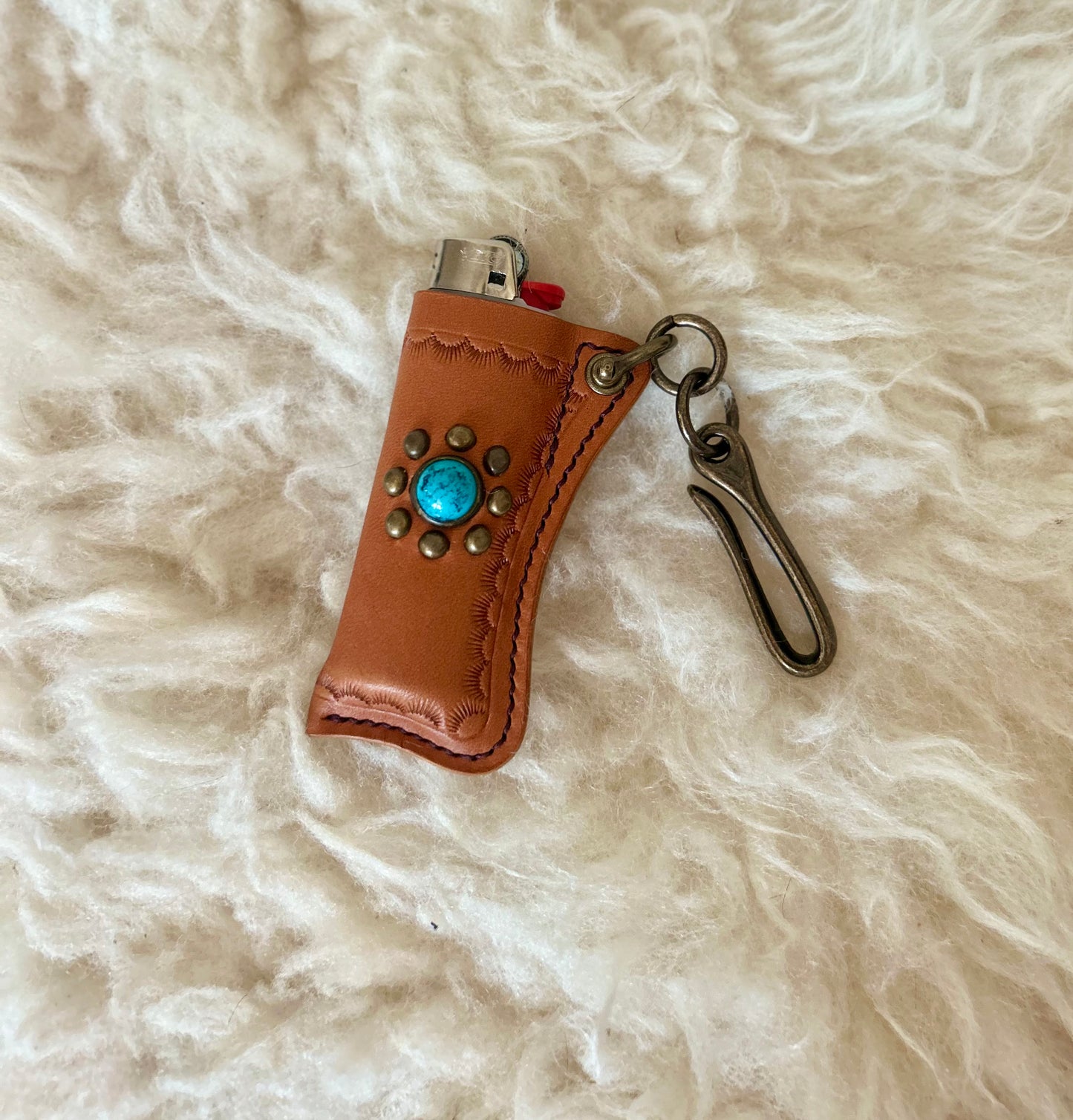 Brass Clip Lighter Sleeve