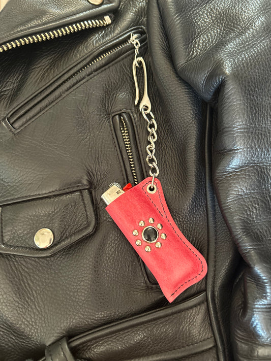 Pink Lighter Sleeve Clip