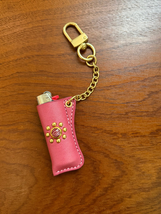 Brass Pink Charm