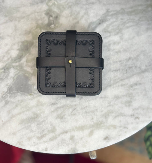 Black Coaster Set