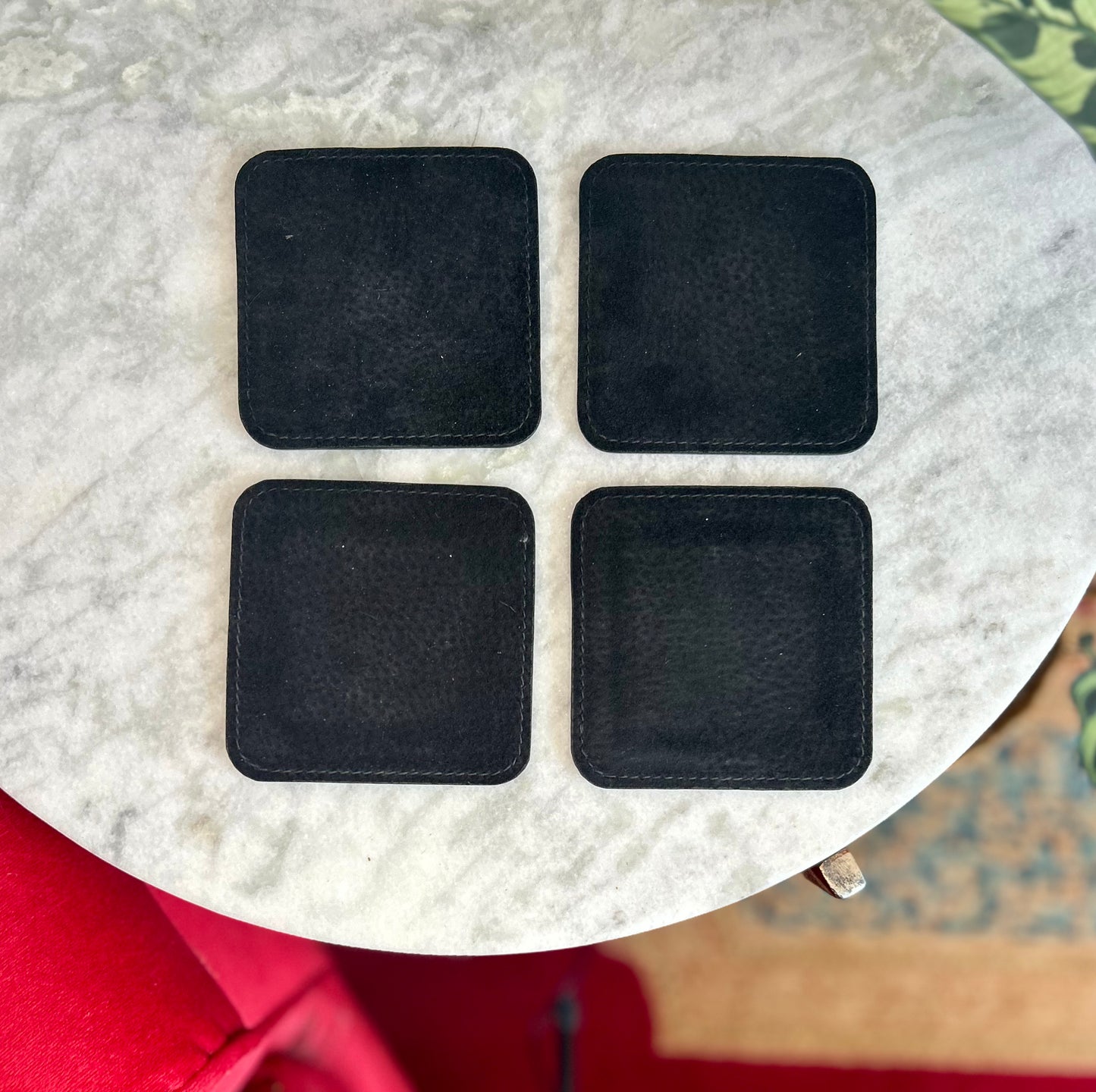 Black Coaster Set