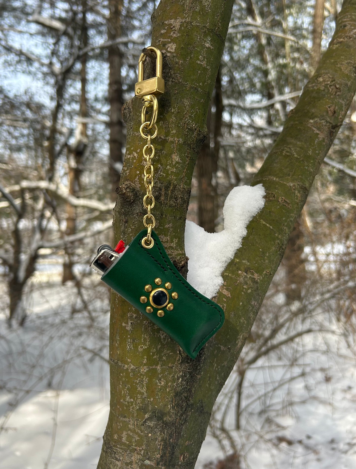 Green Lighter Charm