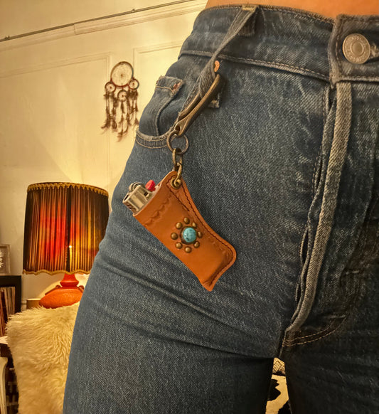 Brass Clip Lighter Sleeve